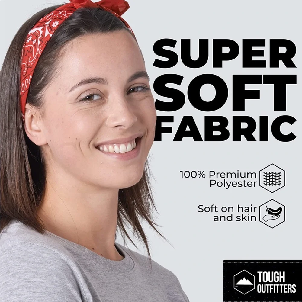 5 Large Bandanas